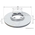 Disco Freno Ford Tourneo 2013-2023 Delantero 1