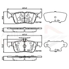 Pastillas Freno Ford Escape (Kuga) 2013-2019 Trasero 2