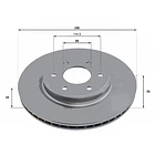 Disco Freno Nissan NP300 2005-2020 Delantero 2