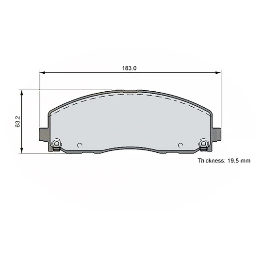 Pastillas Freno Dodge Caravan / Grand Caravan 2008-2020 Delantero