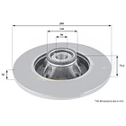 Disco Freno Citroën DS4 2010-2015 Trasero 1