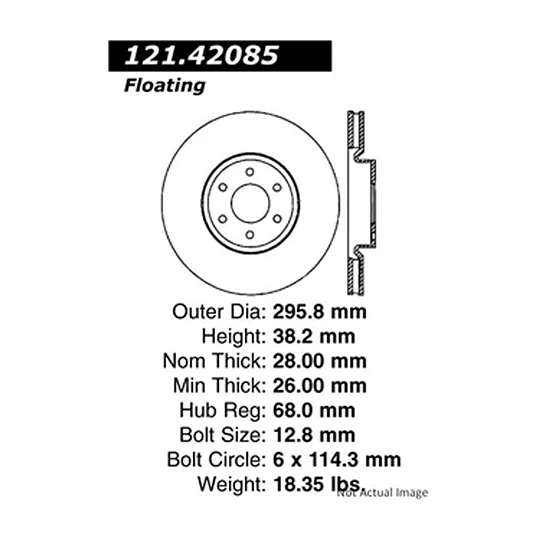 Disco Freno Nissan Navara 2014-2026 Delantero