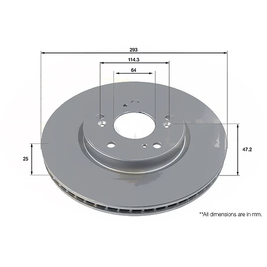 Disco Freno Honda HR-V 2012-2021 Delantero