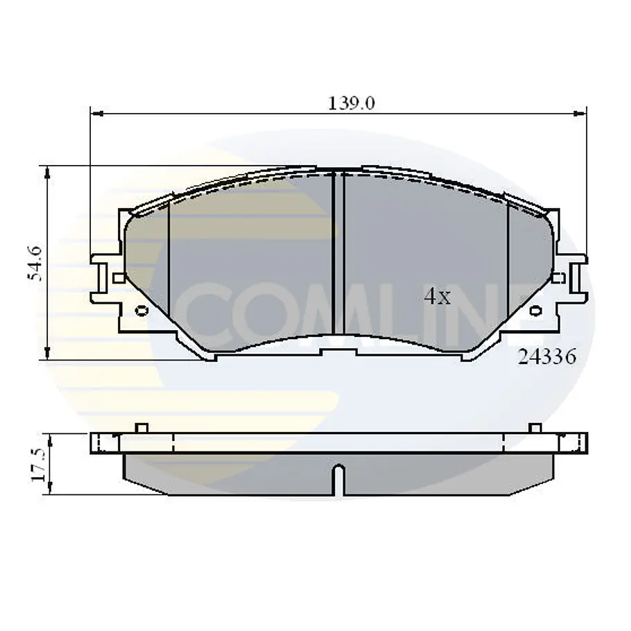 Pastillas Freno Lexus HS 250h 2009-2018 Delantero 4