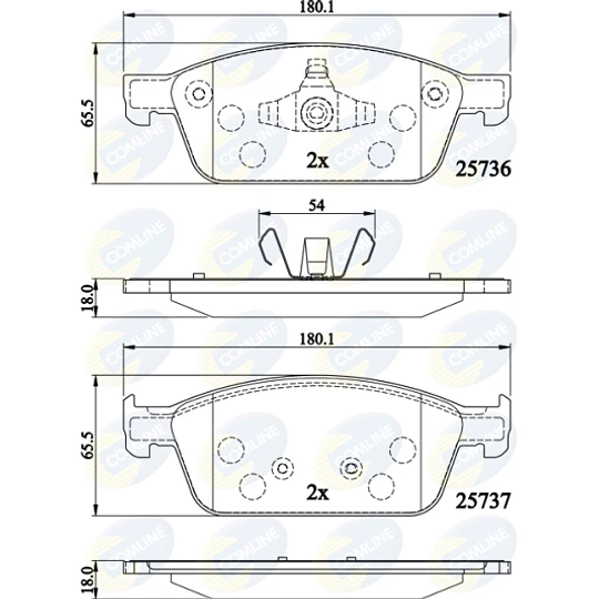 Pastillas Freno Ford Freestyle 2005-2009 Delantero