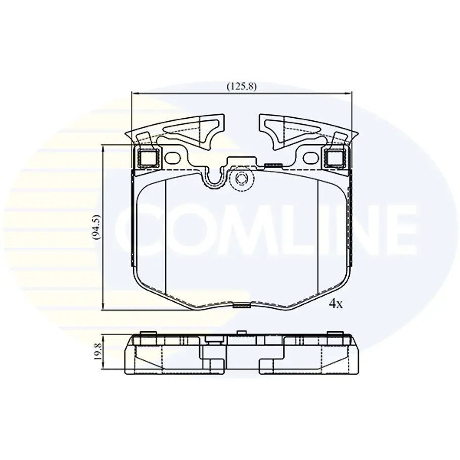 Pastillas Freno BMW X7 xDrive30d 2019-2026 Delantero 4