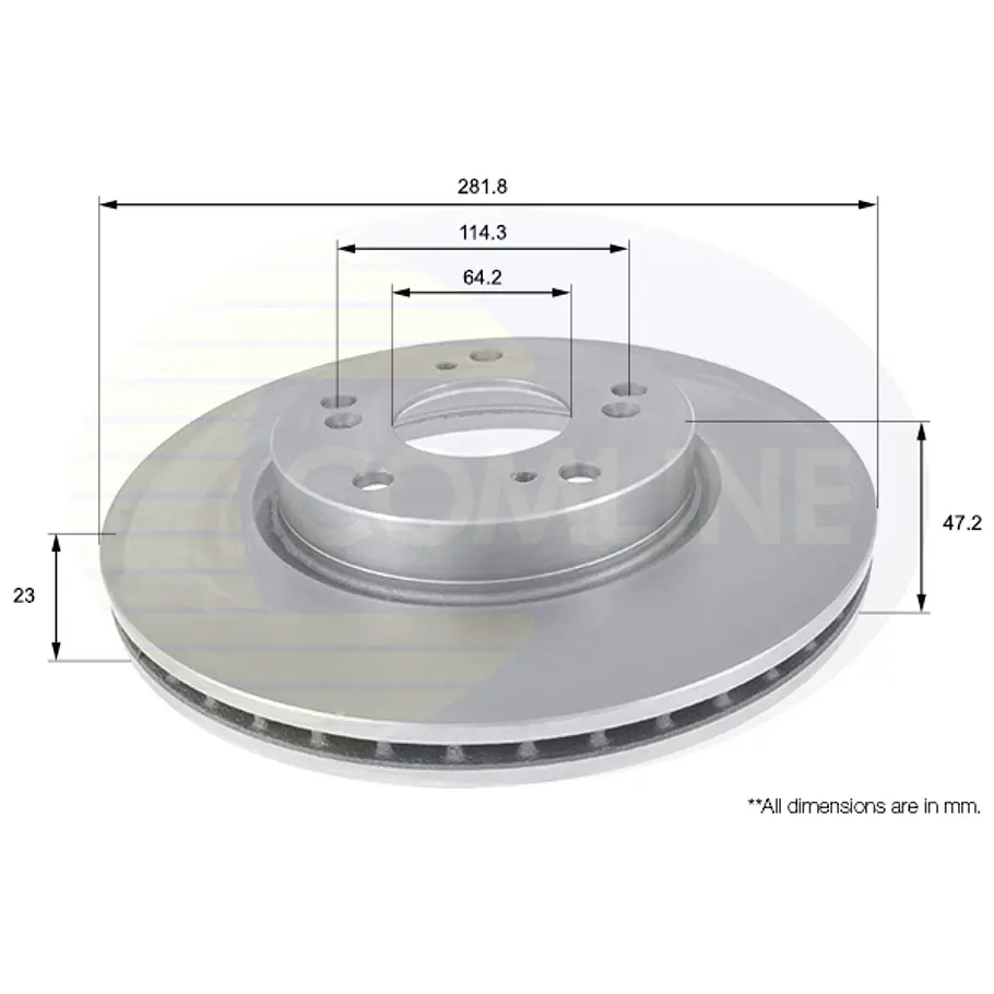 Disco Freno Honda HR-V 2021-2026 Delantero 3
