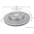 Disco Freno Honda HR-V 2021-2026 Delantero 4
