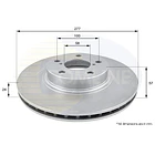 Disco Freno Subaru Outback 1994-1999 Delantero 3