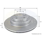 Disco Freno Subaru Outback 1994-1999 Trasero 4