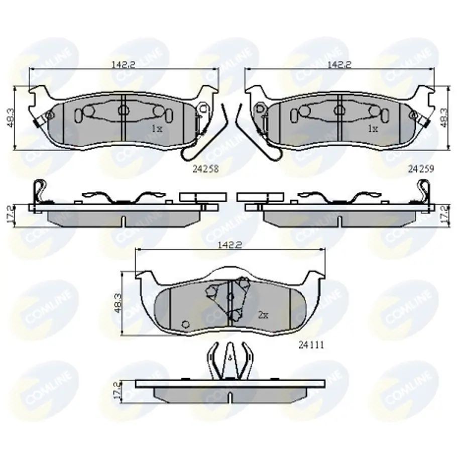 Pastillas Freno Infiniti QX80 2004-2010 Trasero 4