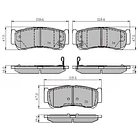 Pastillas Freno Maxus T60 2017-2026 Trasero 1
