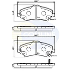 Pastillas Freno Dodge Caravan / Grand Caravan 2008-2020 Delantero 2