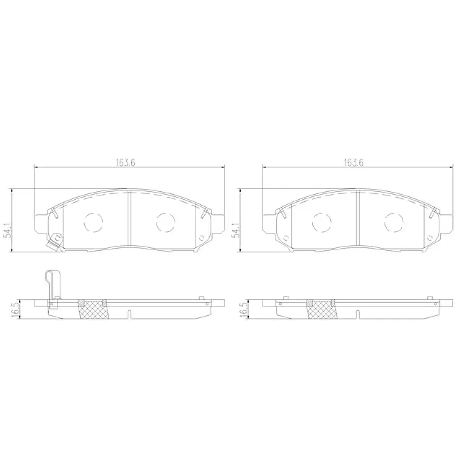Pastillas Freno Nissan Pathfinder 2005-2012 Delantero 1