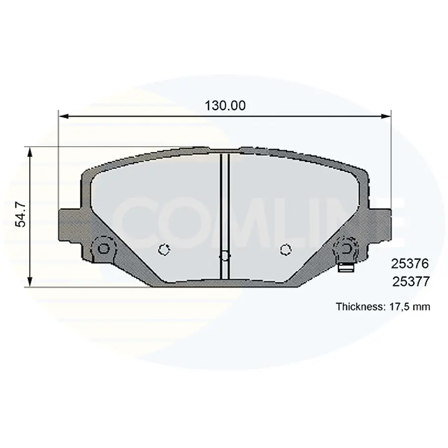 Pastillas Freno Chrysler Voyager / Grand Voyager 2008-2019 Trasero 3