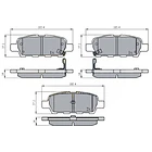 Pastillas Freno Nissan Rogue 2008-2015 Trasero 1