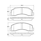 Pastillas Freno Ford F150 Raptor 2017-2020 Delantero 1