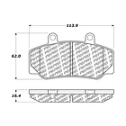 Pastillas Freno Volvo 240 1974-1993 Trasero 1