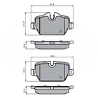 Pastillas Freno BMW 316i 2004-2013 Trasero 2