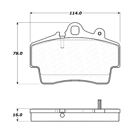 Pastillas Freno Porsche Boxster 2005-2012 Delantero
