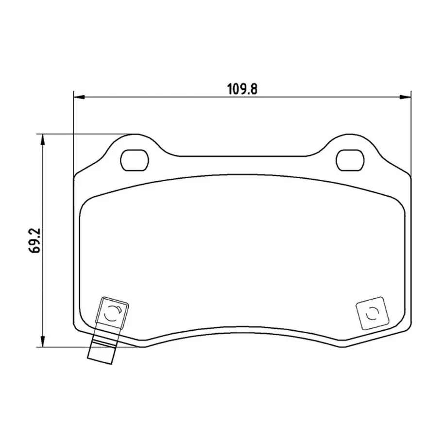 Pastillas Freno Jeep Grand Cherokee 2011-2022 Trasero 2