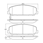Pastillas Freno Infiniti QX80 2004-2010 Delantero 2