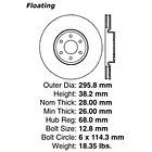 Disco Freno Nissan Navara 2005-2020 Delantero 2