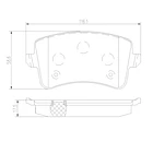 Pastillas Freno Audi A5 Quattro 2009-2016 Trasero 1