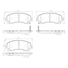 Pastillas Freno Nissan Rogue 2014-2020 Delantero 1