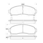 Pastillas Freno Ford Ranger 2006-2011 Delantero 1