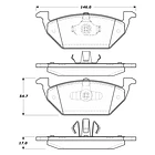 Pastillas Freno Ford Escape (Kuga) 2001-2007 Trasero 1