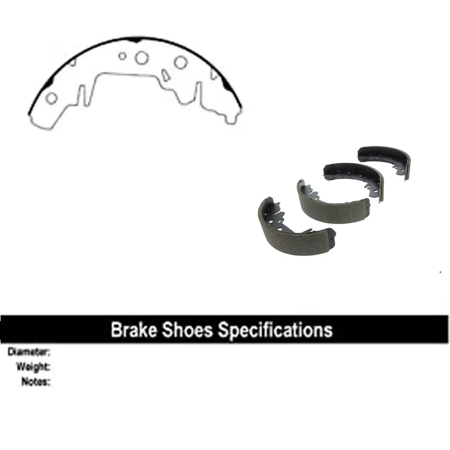 Balata Freno Chrysler Voyager / Grand Voyager 2001-2007 Trasero 1