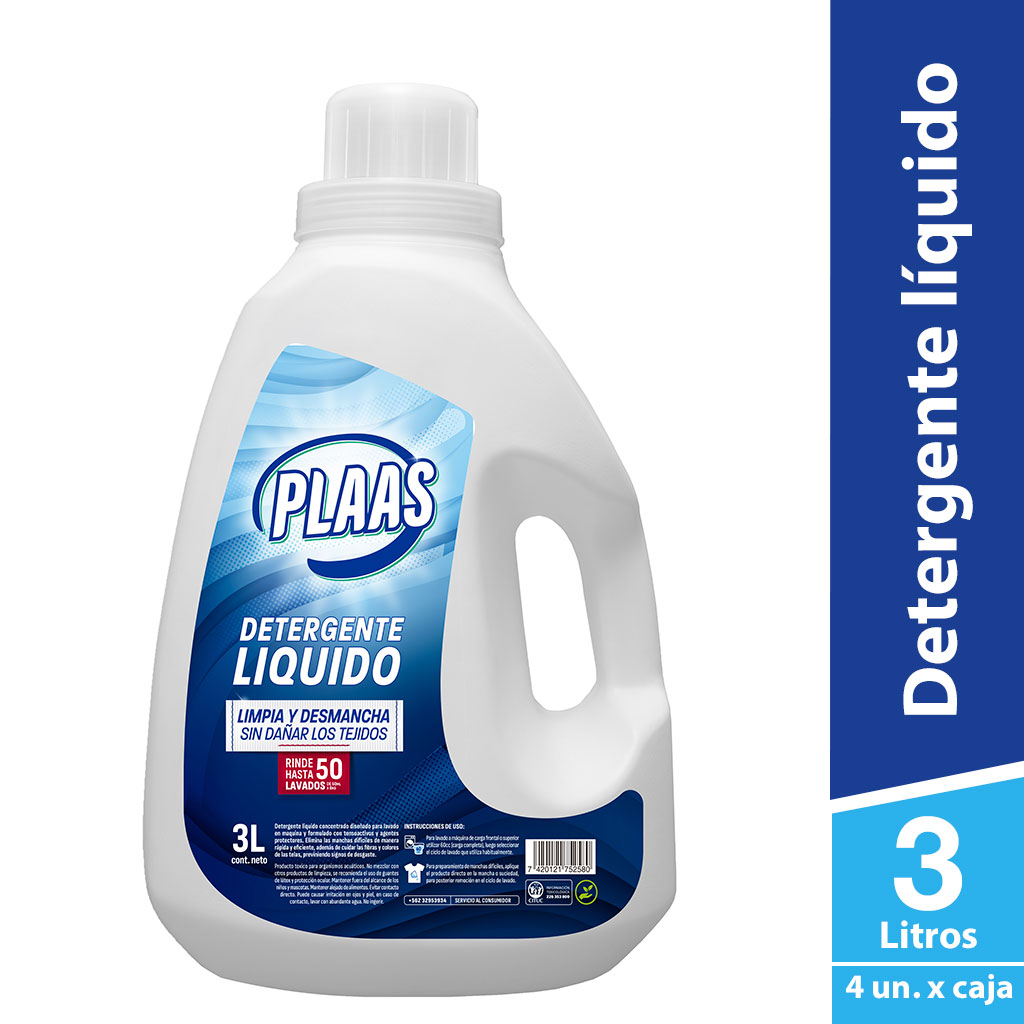 Detergente líquido 3 Lts