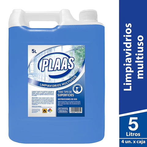 Limpiavidrios multiusos 5 Lts