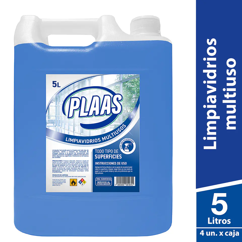 Limpiavidrios multiusos 5 Lts 1