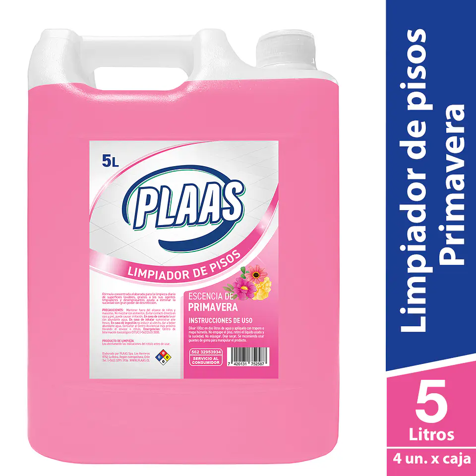 Limpiador de pisos Primavera 5 Lts 1