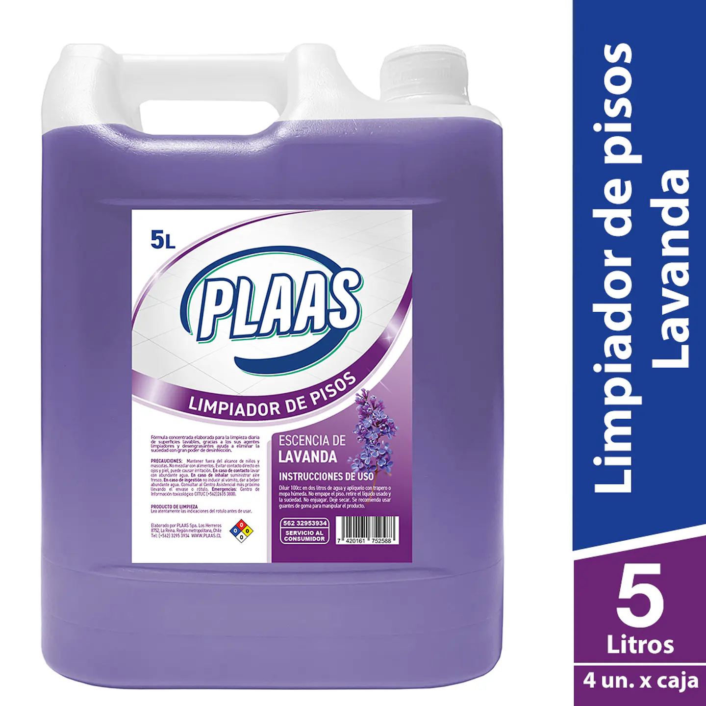 Limpiador de pisos Lavanda 5 Lts 1