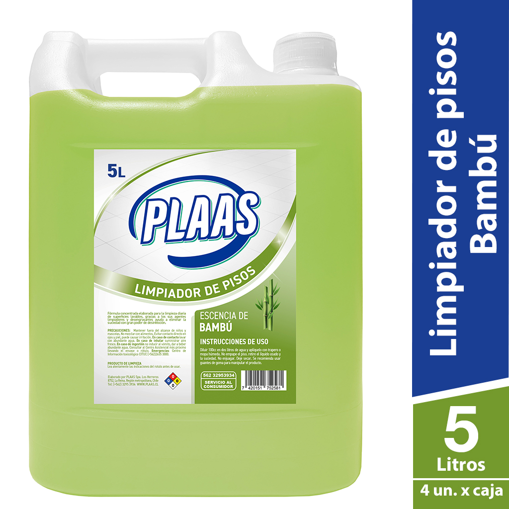 Limpiador de pisos Bambú 5 Lts