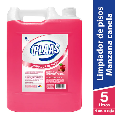 Limpiador de pisos Manzana canela 5 Lts