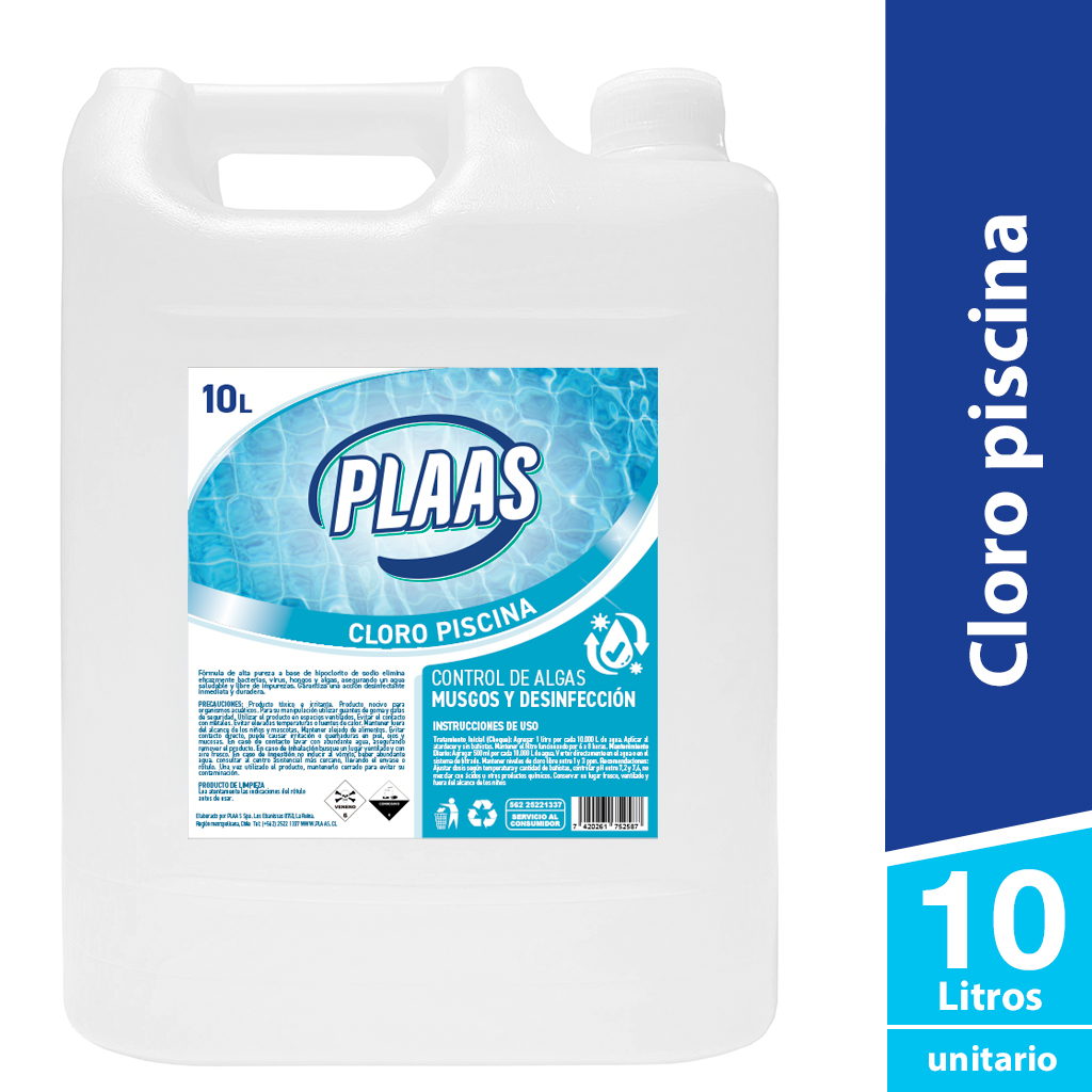 Cloro Piscina 10L