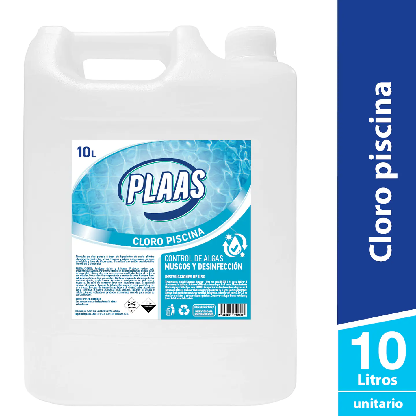 Cloro Piscina 10L 1