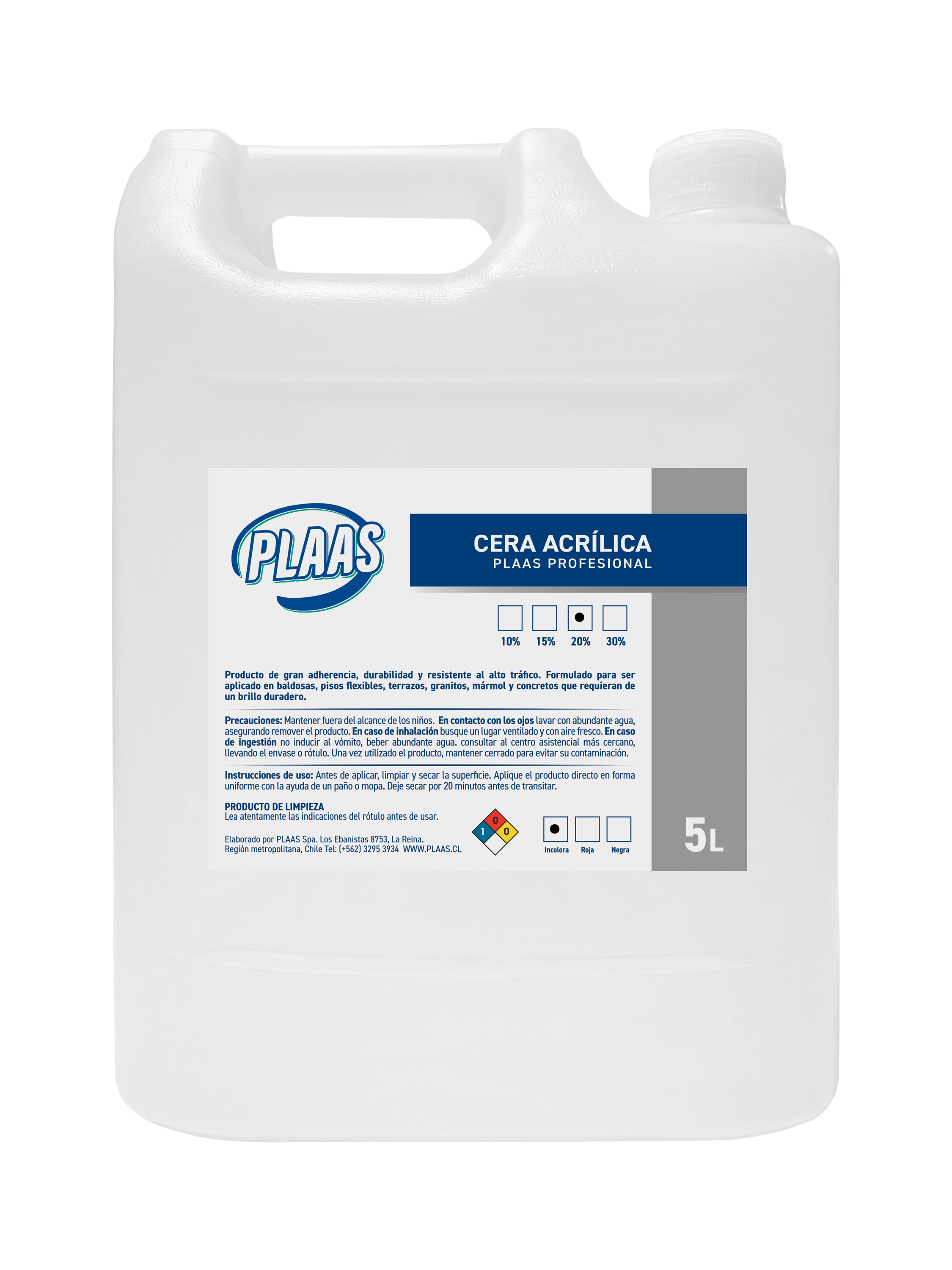 Cera acrílica PLAAS 5L
