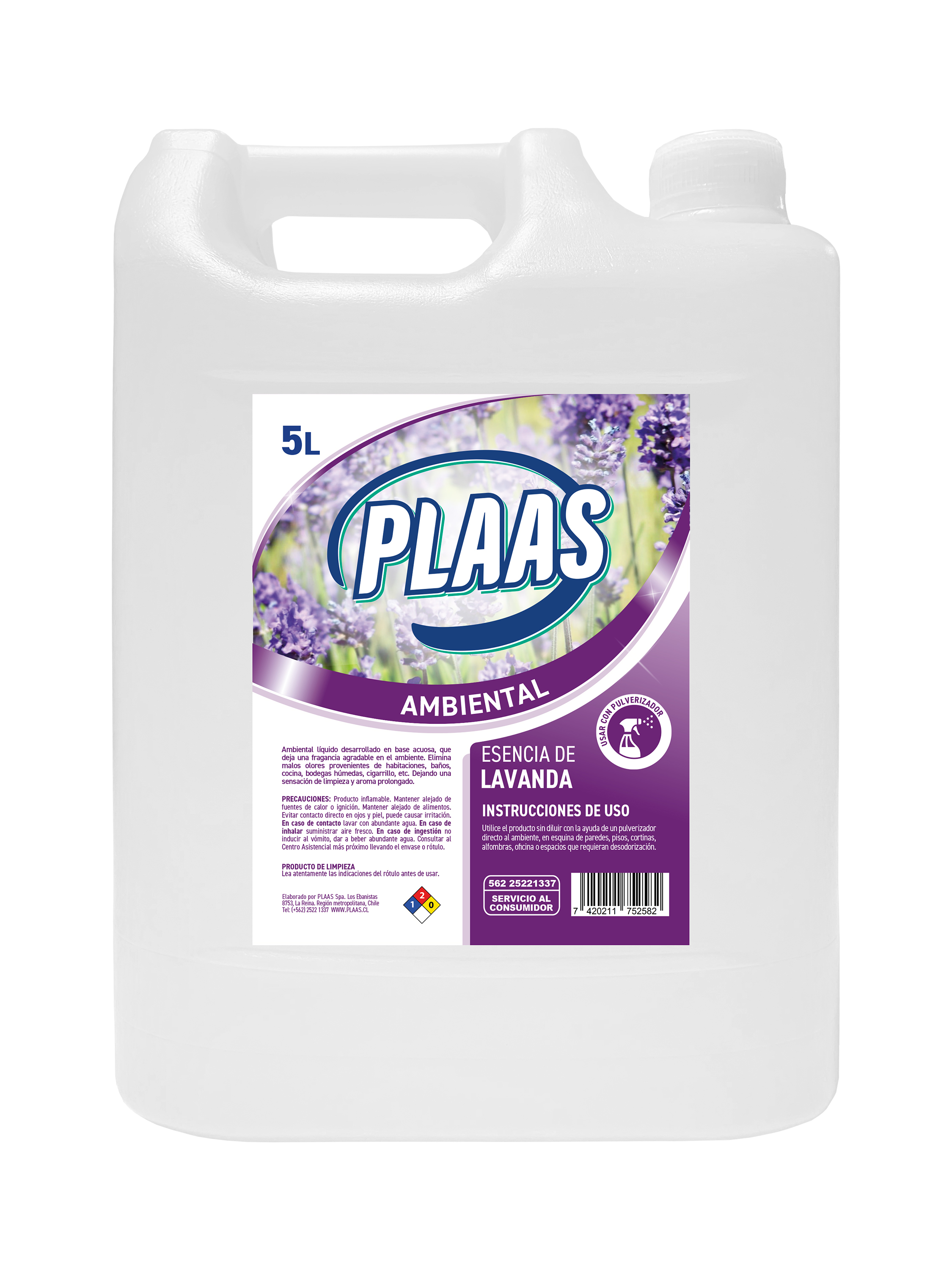Ambiental lavanda PLAAS 5L