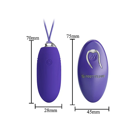 HUEVO VIBRADOR CON CON CONTROL USB "PRETTY LOVE JENNY YOUTH" 
