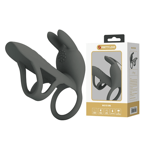 Matty Anillo Vibrador con Funda y carga USB