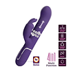Vibrador Conejo con Empuje y Perlas Vibratorias Giratorias