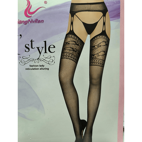 MEDIAS CON PORTALIGAS 