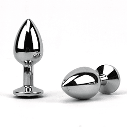 Plug Dilatador Metalico  Con Joya Talla L