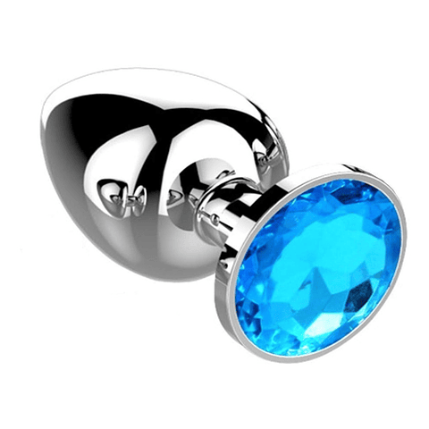 Plug Dilatador Metalico  Con Joya Talla L