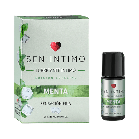 Lubricante Efecto Frio "Sabor Menta" Sen Intimo 30ml